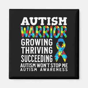 Autisme Warrior Kinder Puzzel Ondersteuning Autism Magneet