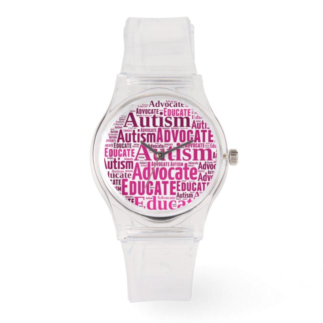Autisme Watch van GoTeamKate Horloge (Voorkant)