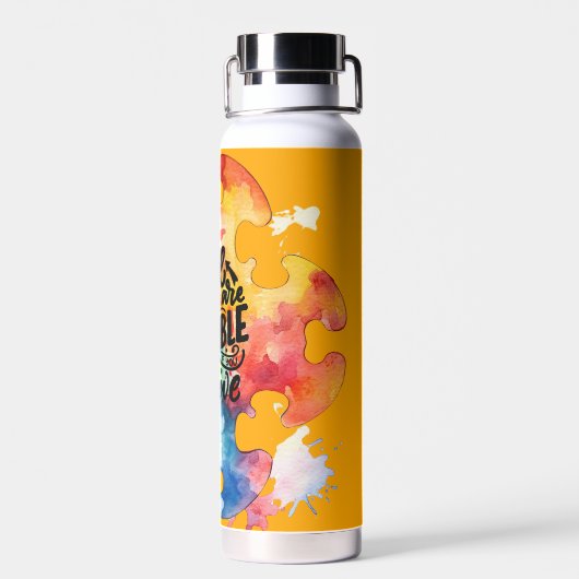 Autisme Waterfles (Achterkant)