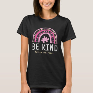 Autisme Wees Aardig Roze T-shirt