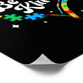 Autisme wees vrouwelijk Mannen Kinderen zijn zich  Poster (Hoek)