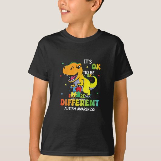 Autisme weet dat het oké is om anders te zijn t-shirt (Voorkant)