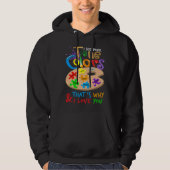 Autisme weet dat ik je ware kleuren zie en dat is hoodie (Voorkant)