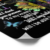 Autisme weet dat ik me alleen maar kan voorstellen poster (Hoek)