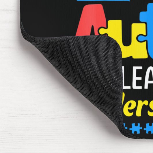 Autisme weet dat ik me niet vergis dat ik autisme  muismat (Hoek)