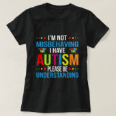 Autisme weet dat ik me niet vergis dat ik autisme  t-shirt (Design voorkant)