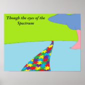 autisme wereld poster (Voorkant)