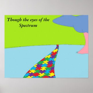 autisme wereld poster
