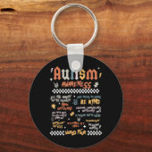 Autisme World Tour Sleutelhanger (Voorkant)