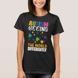 Autisme ziet de wereld anders t-shirt
