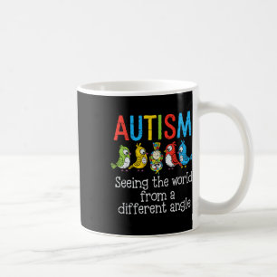 Autisme ziet de wereld vanuit een andere hoek koffiemok
