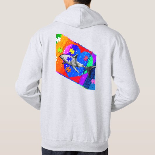 Autisme Zijn/Haar Hoodie (Achterkant)