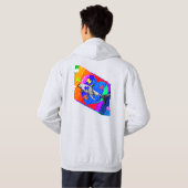 Autisme Zijn/Haar Hoodie (Achterkant volledig)