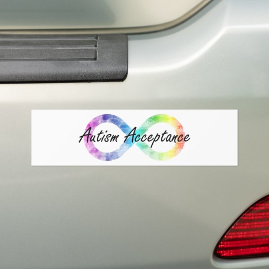 Autismeaanvaarding Bumpersticker (Op auto)