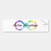 Autismeaanvaarding Bumpersticker (Voorkant)