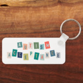 Autismeaanvaarding Sleutelhanger (Voorkant)