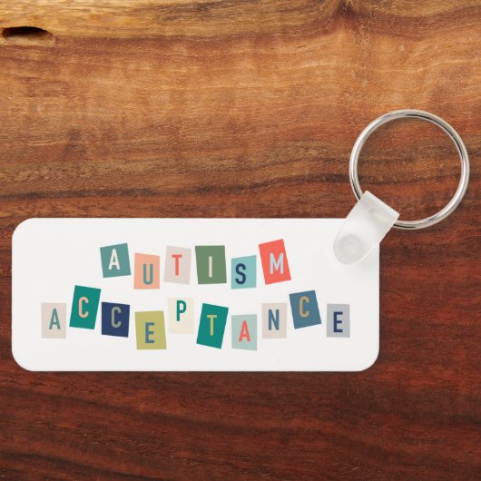 Autismeaanvaarding Sleutelhanger (Voorkant)
