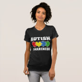 Autismebewustzijn T-shirt (Voorkant volledig)