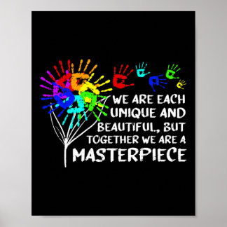 Autismebewustzijn Uniek Meesterwerk Cool Ouders K Poster