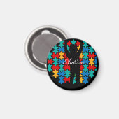 Autismepuzzel Magneet (Voorkant / Achterkant)