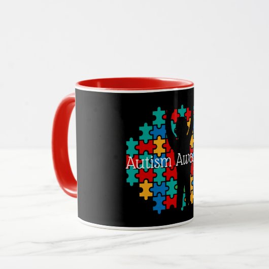 Autismepuzzel Mok (Voorkant links)