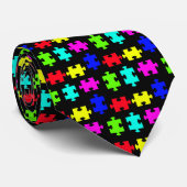Autismepuzzel Stropdas (Opgerold)