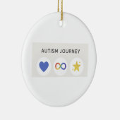 autismesporen keramisch ornament (Rechts)