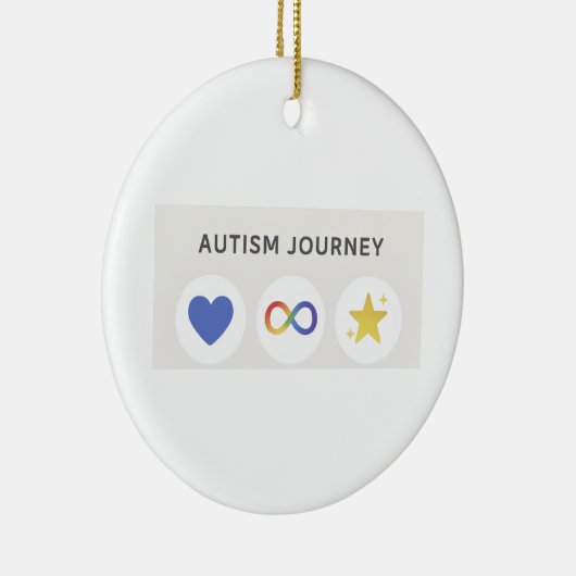 autismesporen keramisch ornament (Rechts)