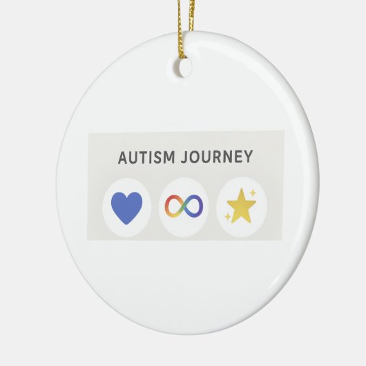 autismesporen keramisch ornament (Links)