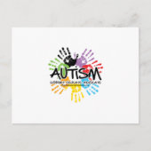 Autismhanddruk Briefkaart (Voorkant)