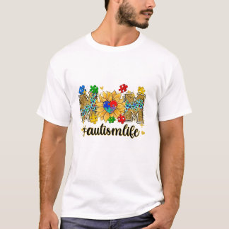 Autismlife Puzzle Piece April T-shirt