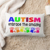 AutismLumbar Pillow 13 x 21 inch Kussen (Deken)