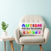 AutismLumbar Pillow 13 x 21 inch Kussen (Stoel)