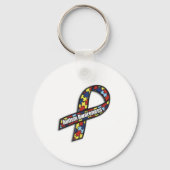 AutismRibbon Sleutelhanger (Voorkant)