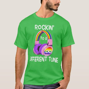 Autismspel dat op een andere toon slaat voor gamer t-shirt