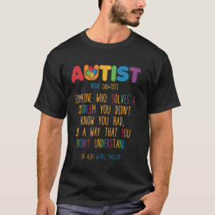 Autist Grappig Autism Awareness Maand Puzzel Autis T-shirt