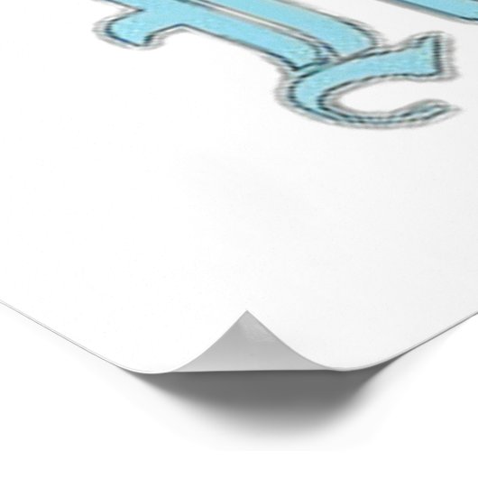 Autist-kerstPoster Poster (Hoek)