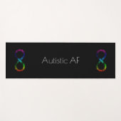 Autistic AF Yoga Mat (Voorkant (horizontaal))