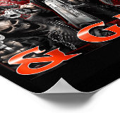 Autistic And Gay Funny Hard Skeleton Meme Bootleg Poster (Hoek)