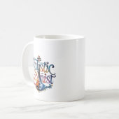 Autistic and violinist koffiemok (Voorkant links)