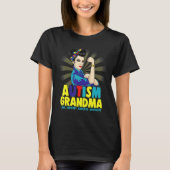 Autistic Autism Awareness Grandma Strong Shirts Wo (Voorkant)