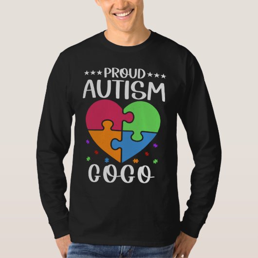 Autistic Autism Awareness Month Cute Proud Autism  T-shirt (Voorkant)