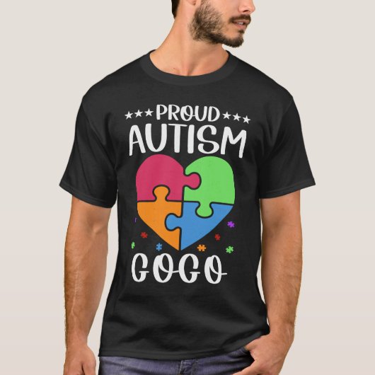 Autistic Autism Awareness Month Cute Proud Autism  T-shirt (Voorkant)