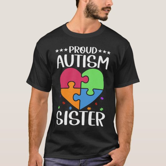 Autistic Autism Awareness Month Cute Proud Autism T-shirt (Voorkant)