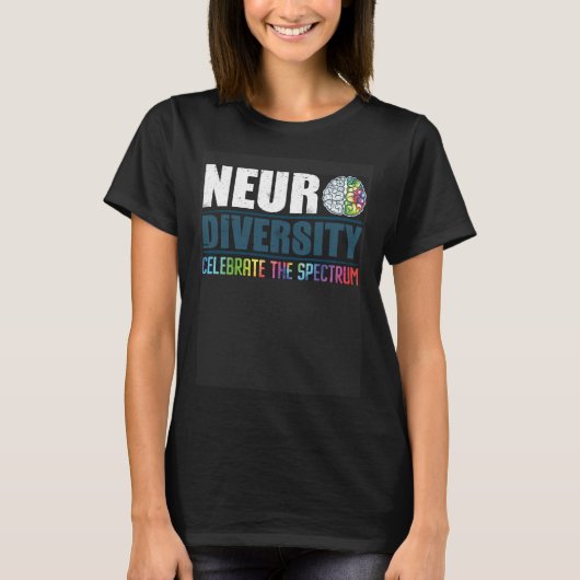 Autistic Awareness Autism Diversity Neurodiversity T-shirt (Voorkant)