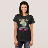 Autistic Awareness Its not a disability Autism  1 T-shirt (Voorkant volledig)