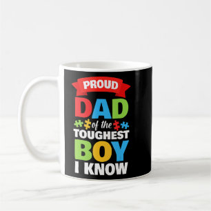 Autistic Awareness Month Mannen Proud Autism Dad Koffiemok