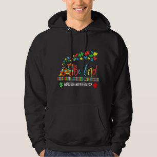 Autistic Be Kind Trein Puzzel Stuk Voor Kinderen V Hoodie