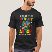 Autistic Boy Piece My Heart heeft autisme Hij is m T-shirt (Voorkant)