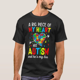 Autistic Boy Piece My Heart heeft autisme Hij is m T-shirt